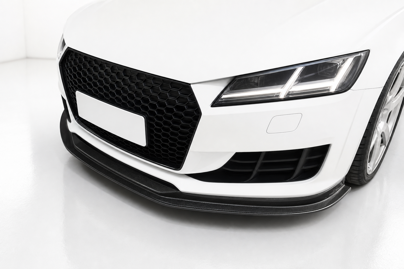 Audi TT 8S Carbon Fiber Front Splitter Lip V2