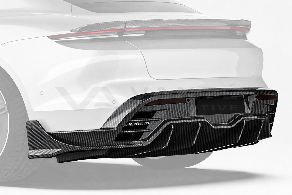 Porsche Taycan Carbon Fibre Rear Diffuser – image 4