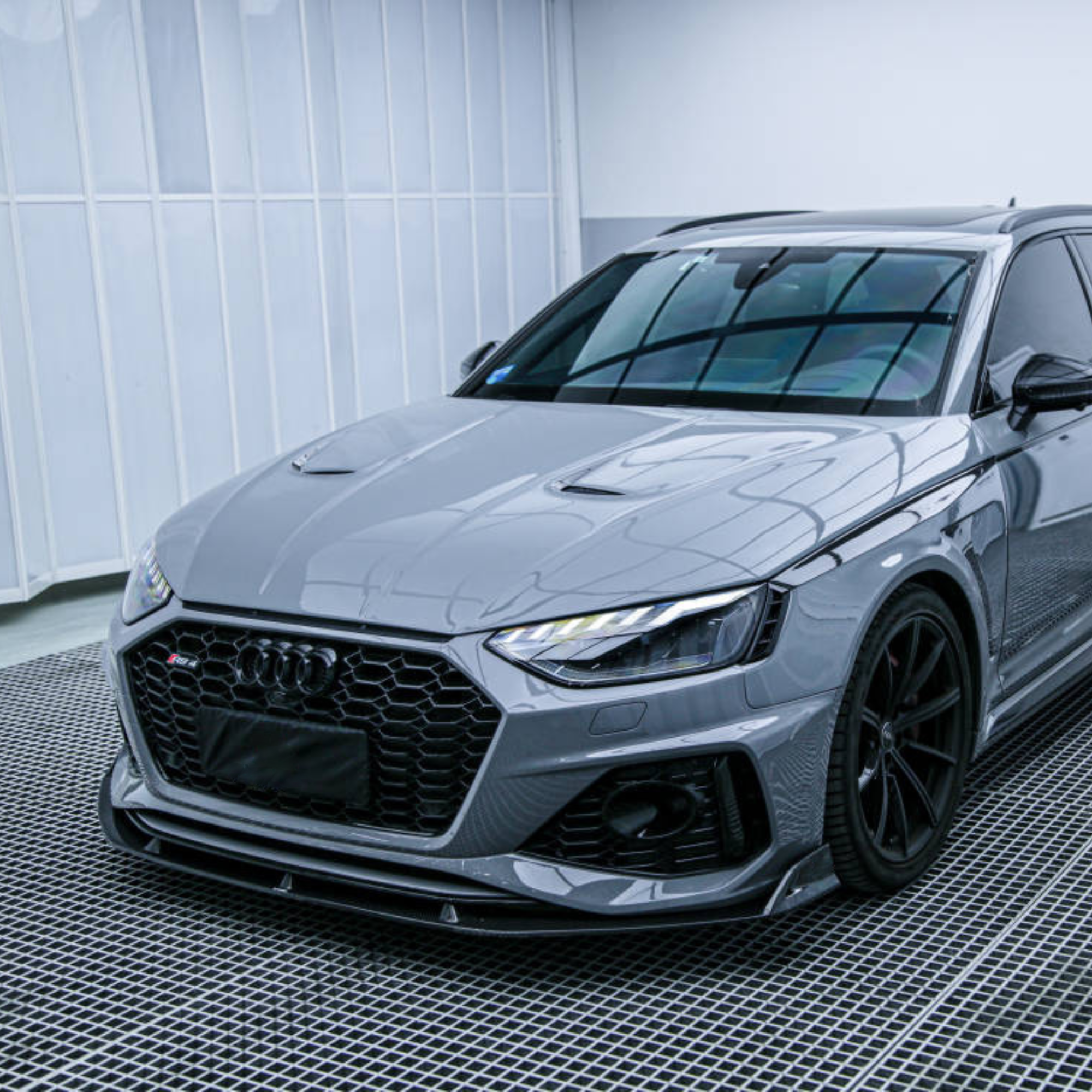 Audi RS4 B9.5 Carbon Fibre Front Splitter image 2