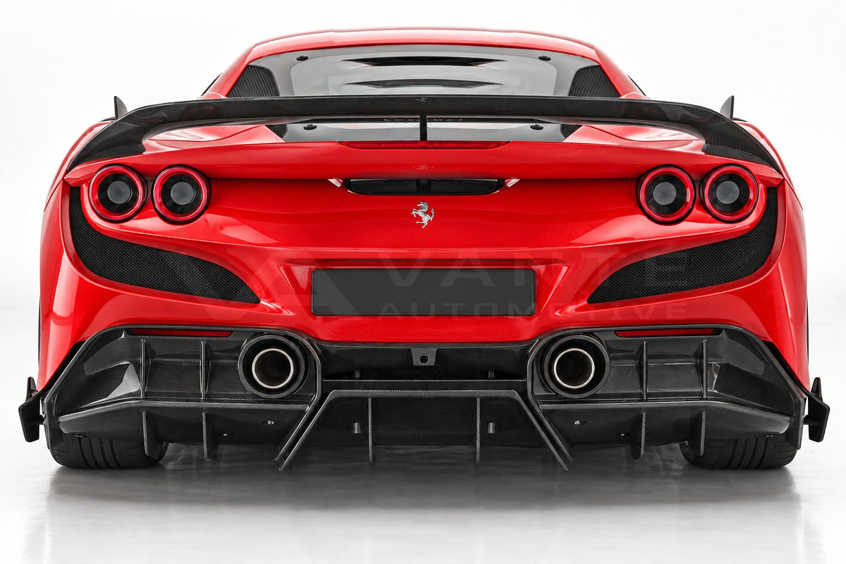 Ferrari F8 Tributo Carbon Fibre Rear Side Splitters – image 3