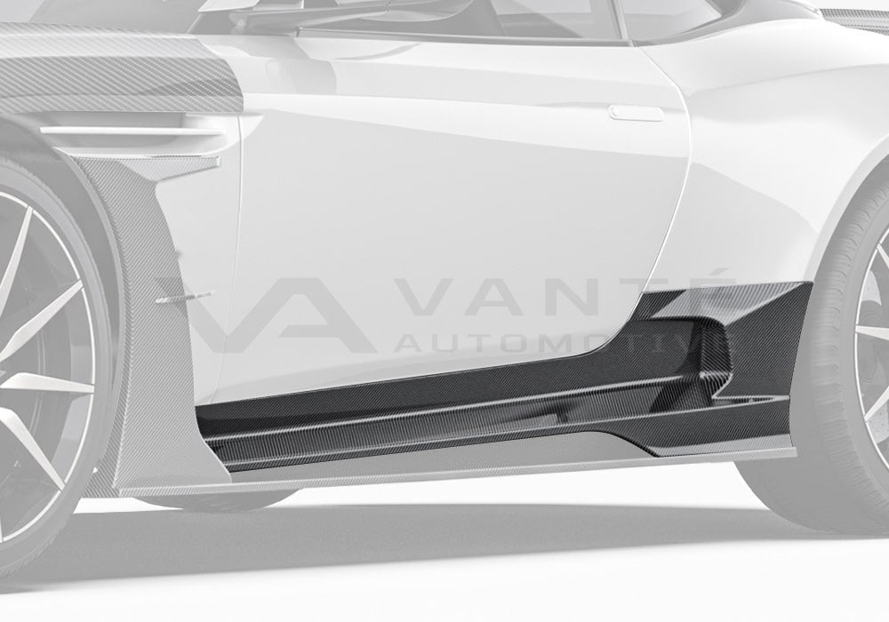 Aston Martin DB11 Carbon Fibre Upper Side Skirts