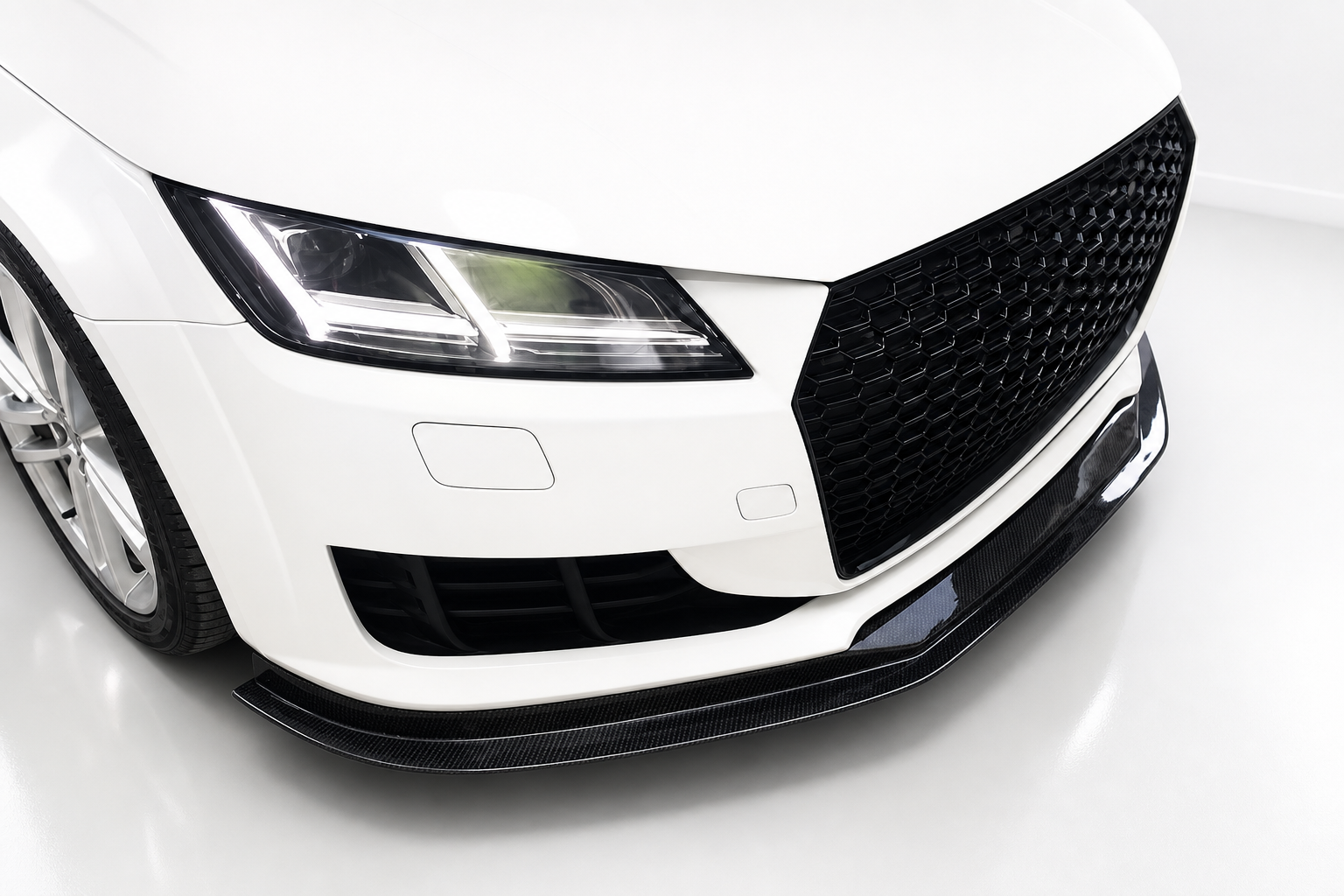 Audi TT 8S Carbon Fiber Front Splitter Lip V2