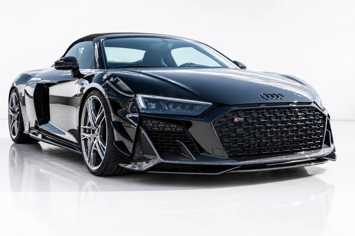 Audi R8 4S FL Carbon Fiber Front Splitter Lip V2