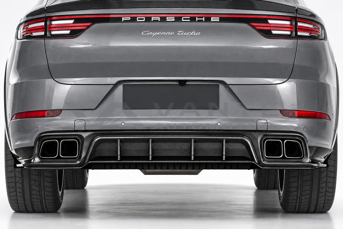 Porsche Cayenne 9YA/9YB Carbon Fibre Rear Diffuser – image 3