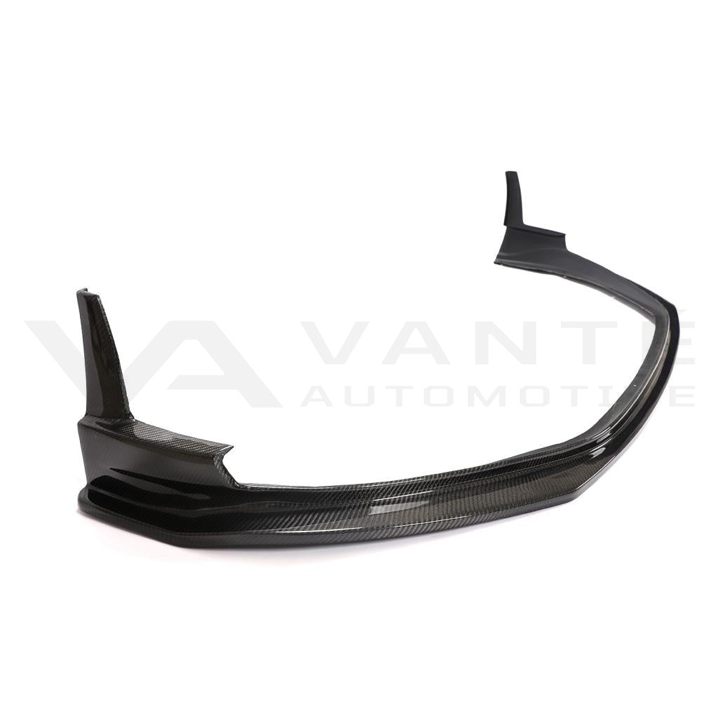 Porsche 718 Boxster Cayman 982 Dry Carbon Fibre Front Bumper Lip Spoiler