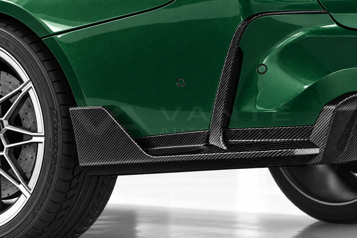 BMW M3 G80 Carbon Fibre Rear Side Splitter
