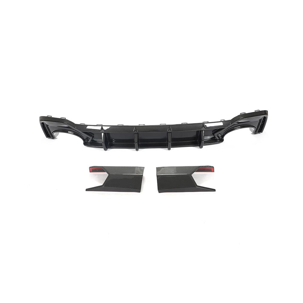 Audi RS6/RS7 C8 Carbon Fiber Rear Bumper Diffuser Lip Splitter