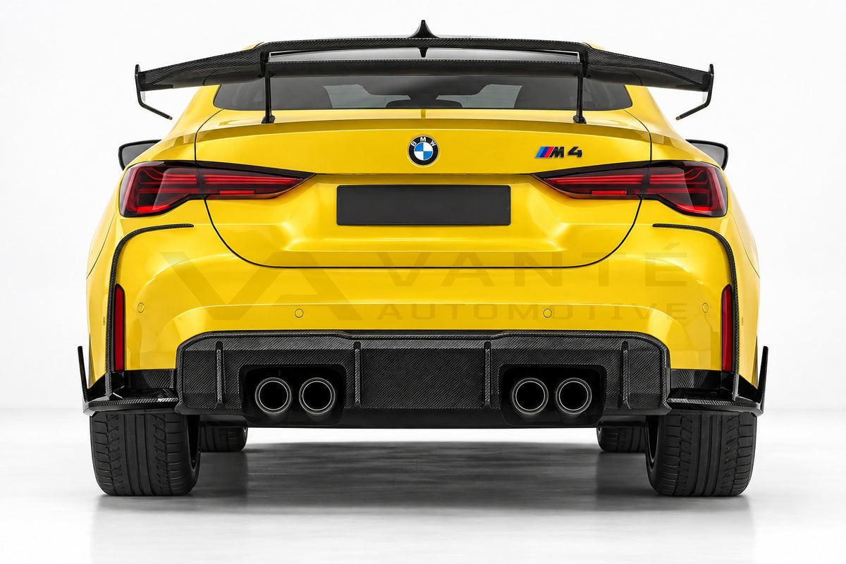 BMW M4 G82/G83 Carbon Fibre Rear Side Splitter – image 3