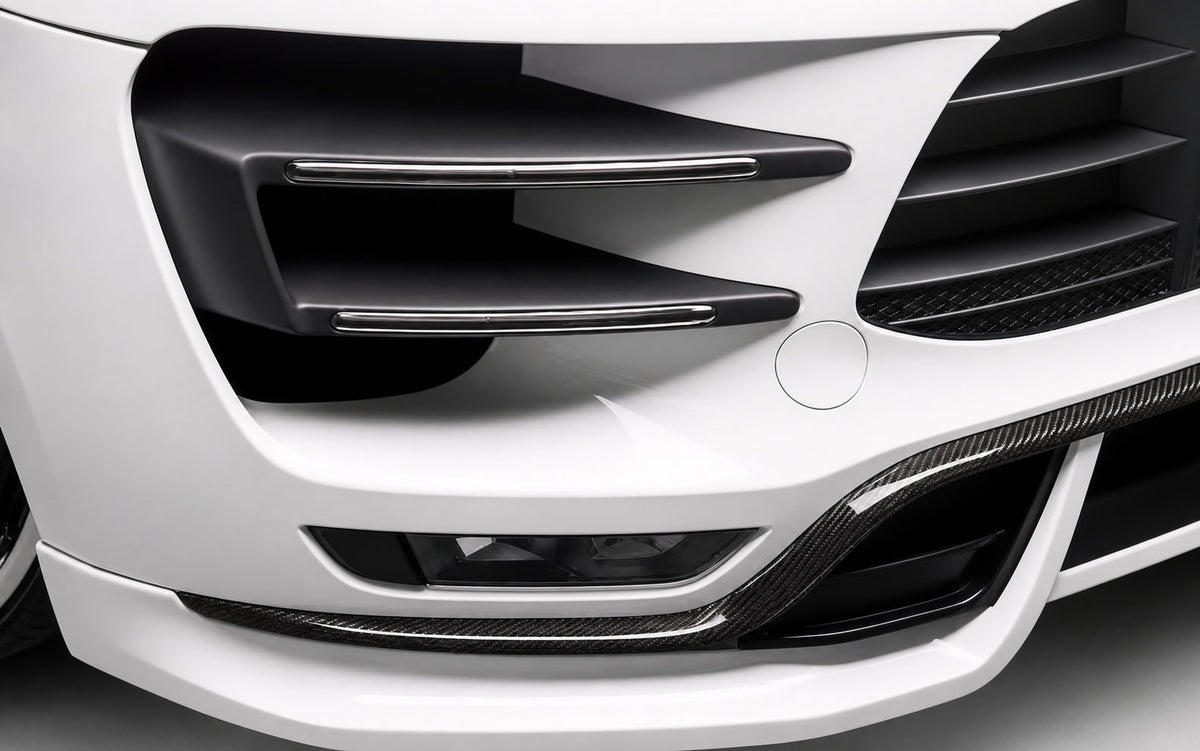 Porsche Macan 95B.1 Carbon Fibre Front Bumper Canard Vent Trim