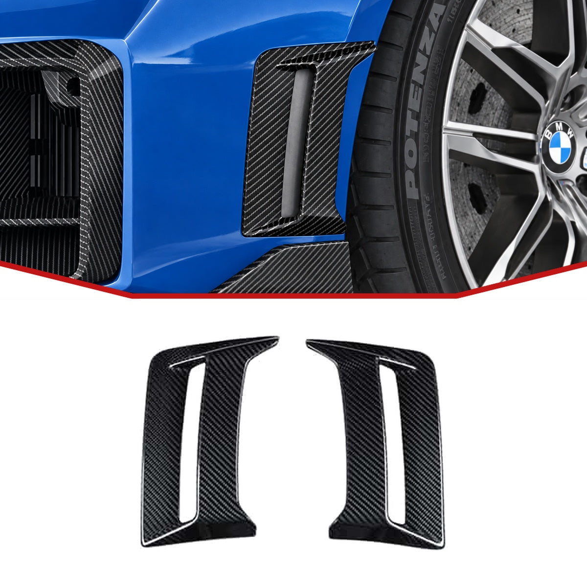 BMW M2 G87 Carbon Fibre Side Canards