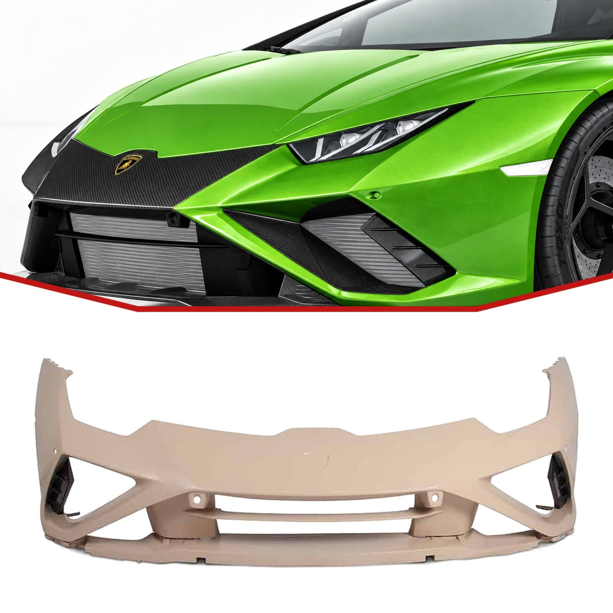 Lamborghini Huracán EVO RWD Carbon Fibre Front Bumper