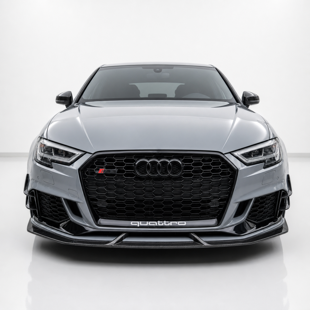 Audi RS3 8V.5 Carbon Fiber Front Bumper Canards