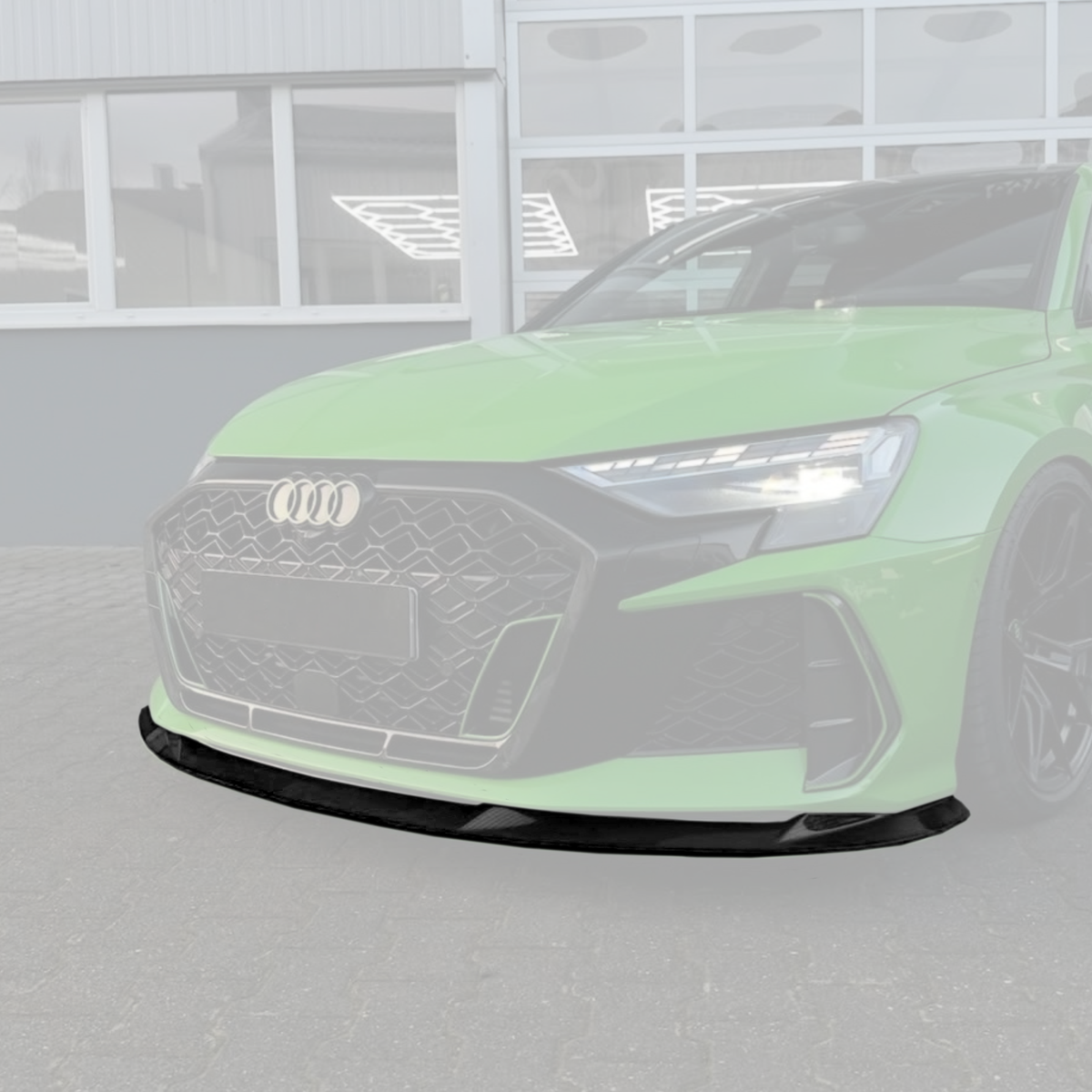 Audi RS3 8Y.5 カーボンファイバーフロントスプリッター