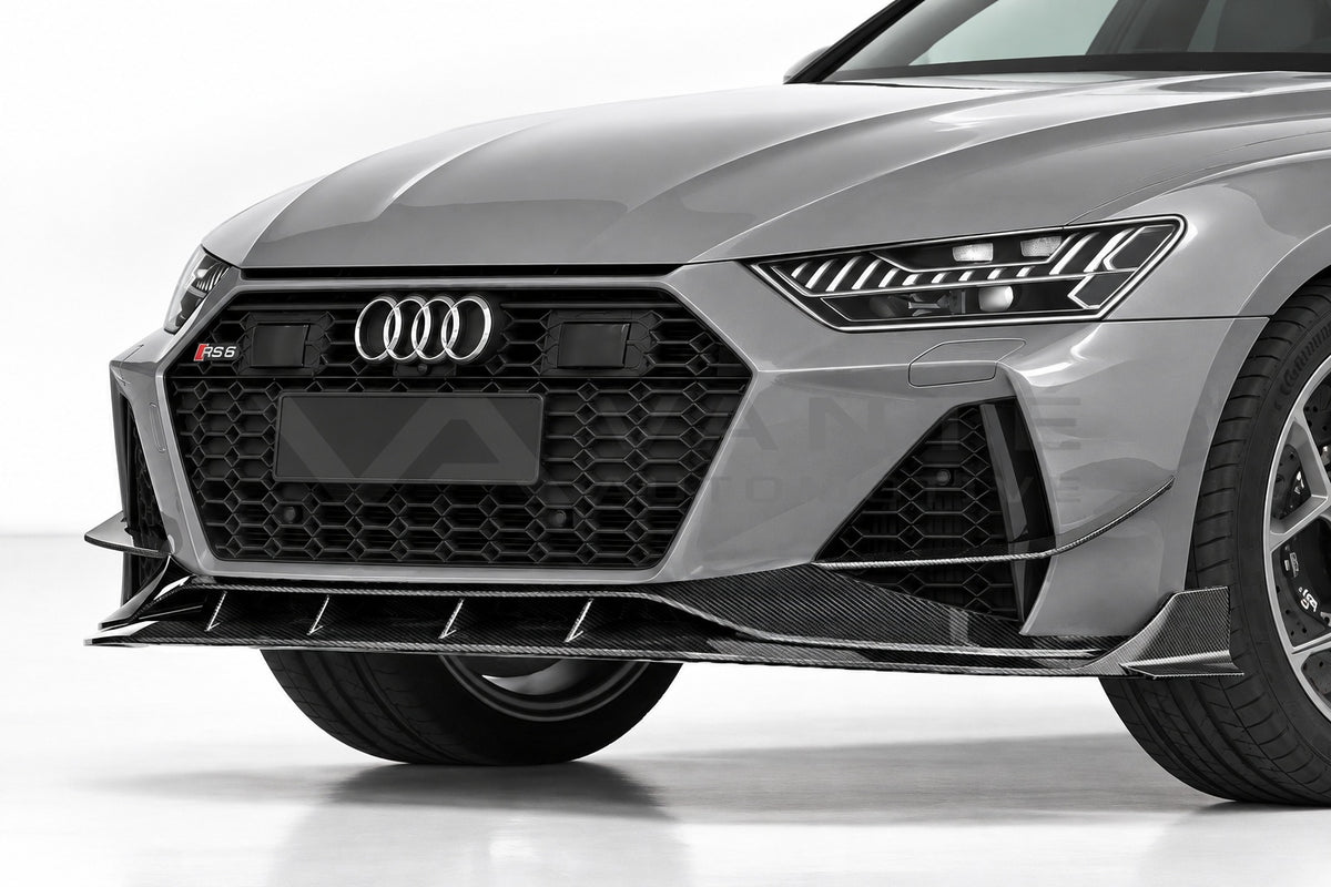 Audi RS6/RS7 C8 Carbon Fibre Front Splitter V3