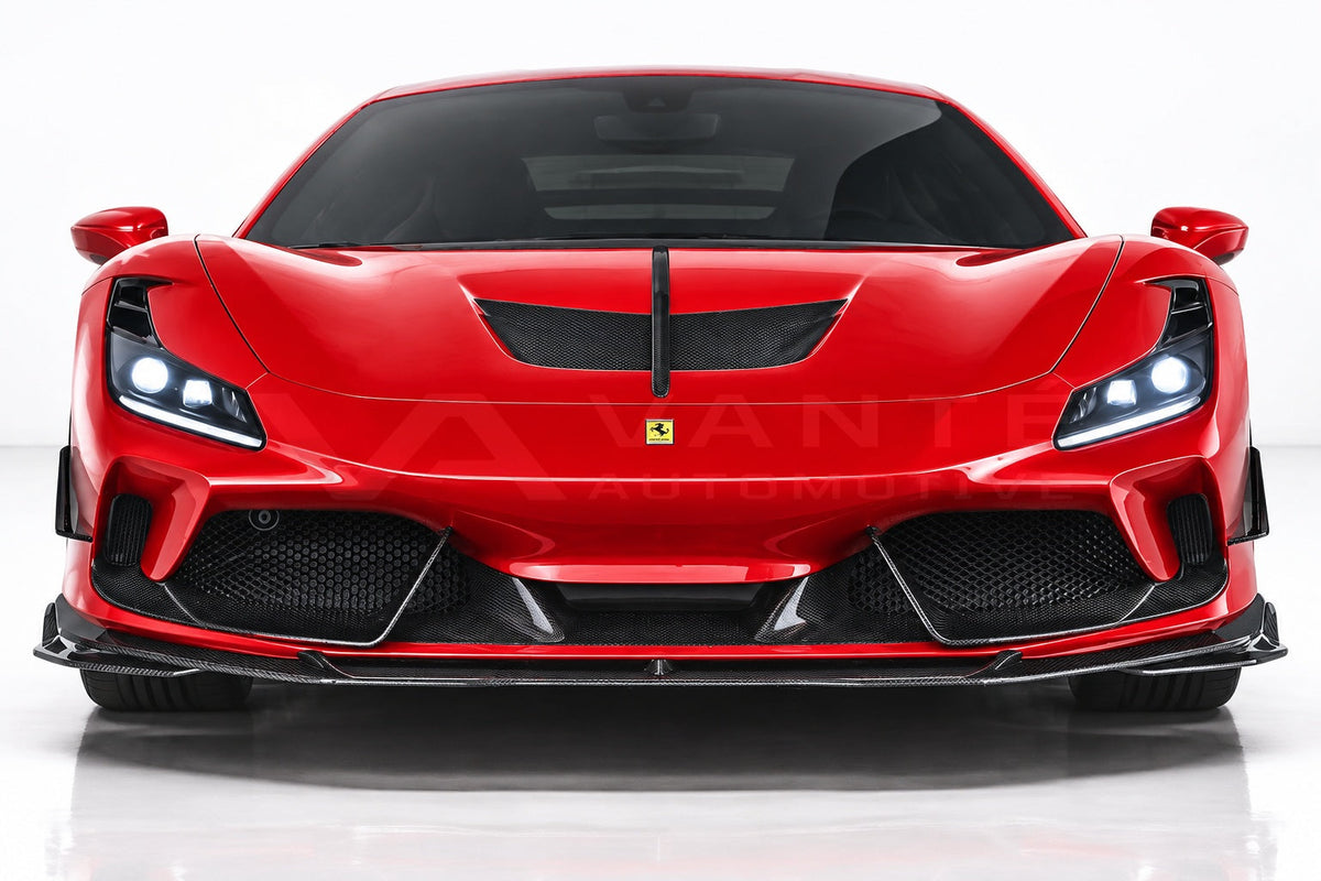 Ferrari F8 Tributo Carbon Fibre Front Canards