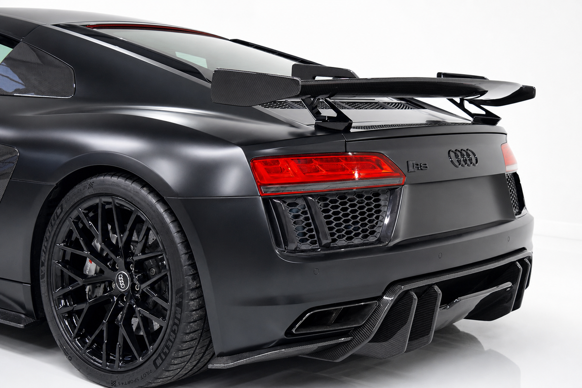 Audi R8 4S Alerón Trasero de Fibra de Carbono Sport