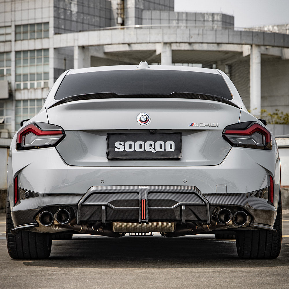 BMW 2 Series G42 Prepreg Carbon Fibre Rear Spats SOOQOO
