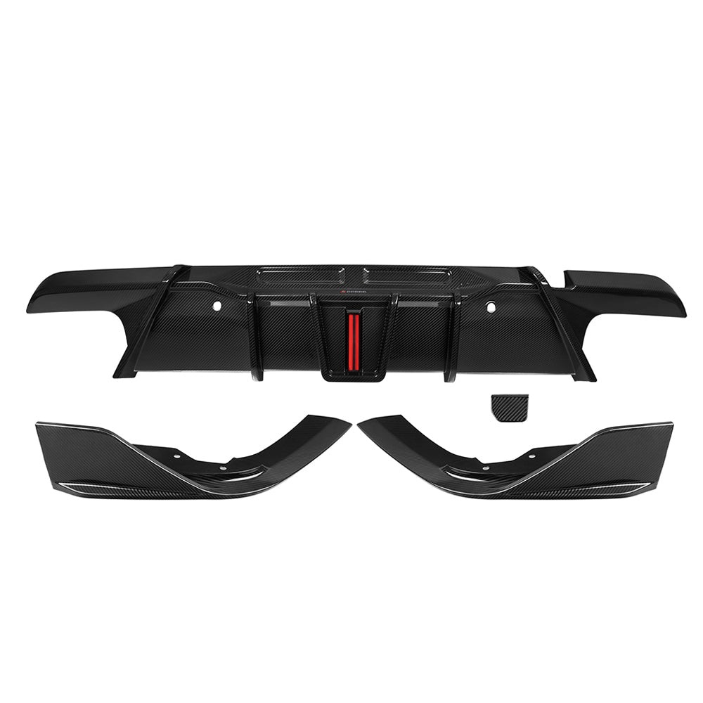 BMW X6M F96 Prepreg Carbon Fibre Rear Diffuser with Brake Light SOOQOO
