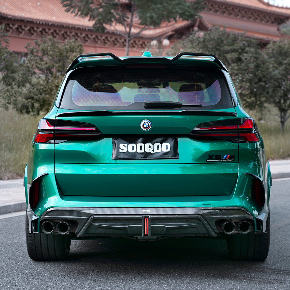 BMW X5M F95 Prepreg Carbon Fibre Rear Diffuser with Brake Light SOOQOO