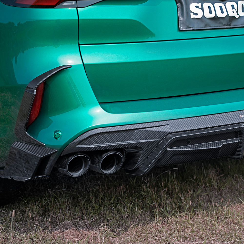 BMW X5M F95 Prepreg Carbon Fibre Rear Diffuser with Brake Light SOOQOO