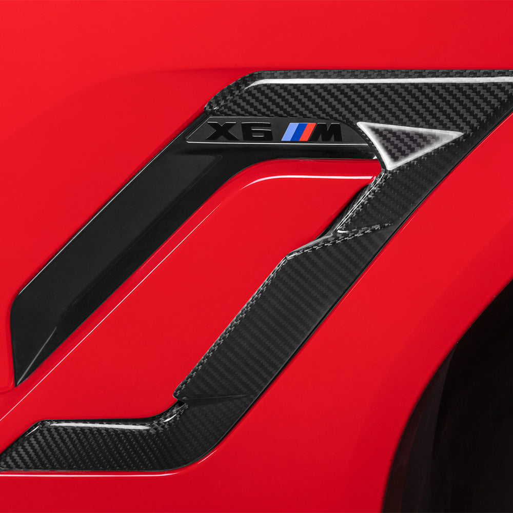 BMW X6M F96 Prepreg Carbon Fibre Side Fender Trim SOOQOO