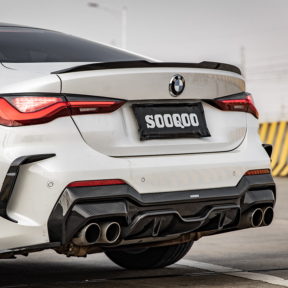 BMW 4 Series G22 Prepreg Carbon Fibre Rear Diffuser SOOQOO