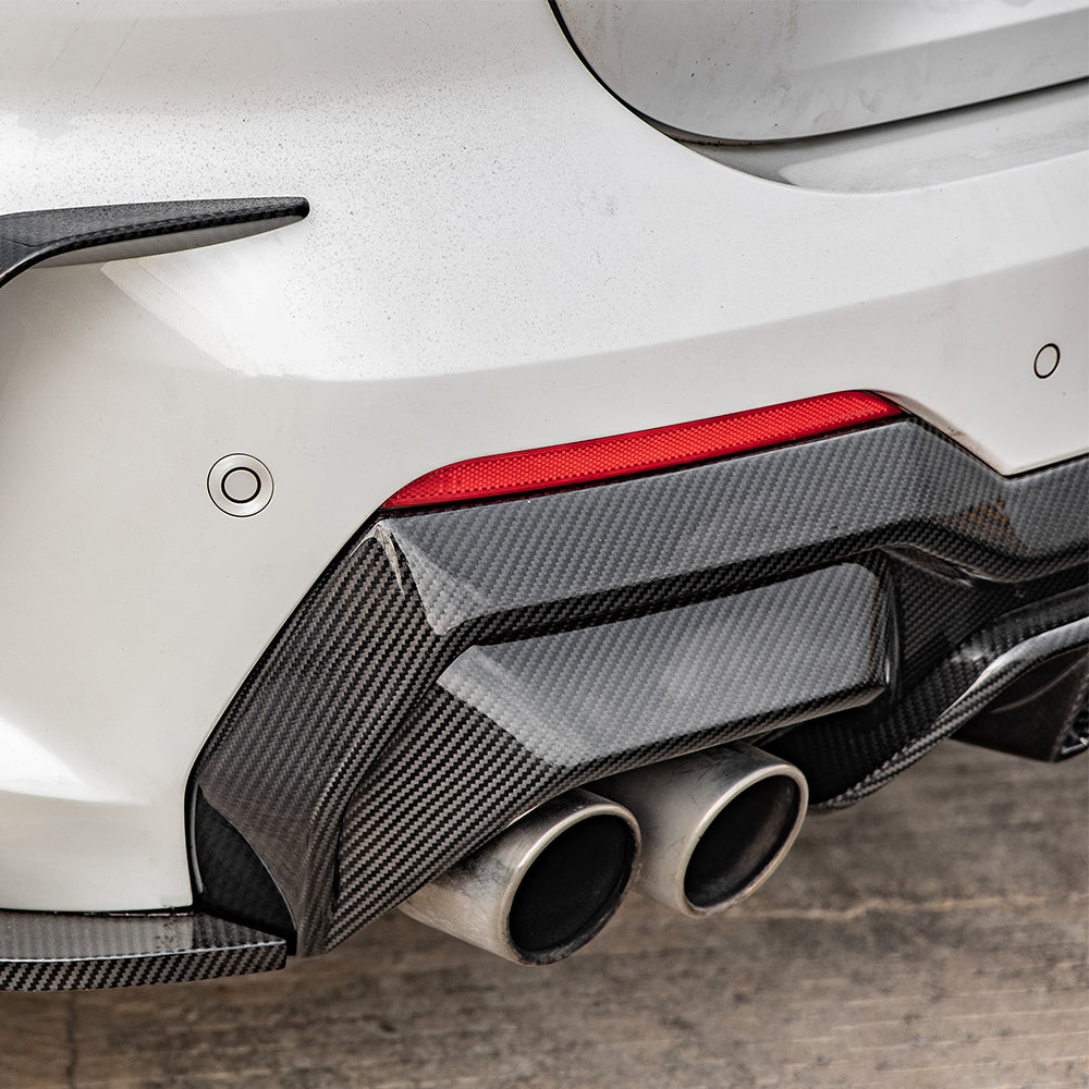 BMW 4 Series G22 Prepreg Carbon Fibre Rear Diffuser SOOQOO
