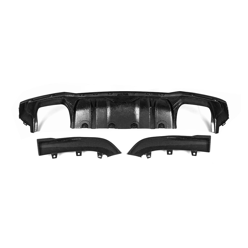 BMW 4 Series G22 Prepreg Carbon Fibre Rear Diffuser SOOQOO