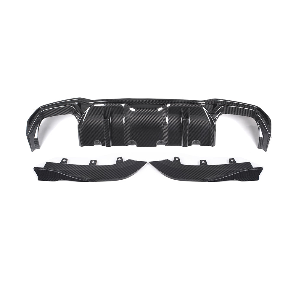BMW 4 Series G22 Prepreg Carbon Fibre Rear Diffuser SOOQOO