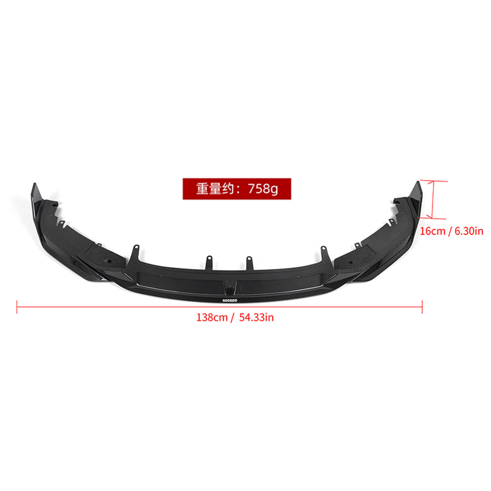 BMW 8 Series G16 Prepreg Carbon Fibre Front Lip SOOQOO