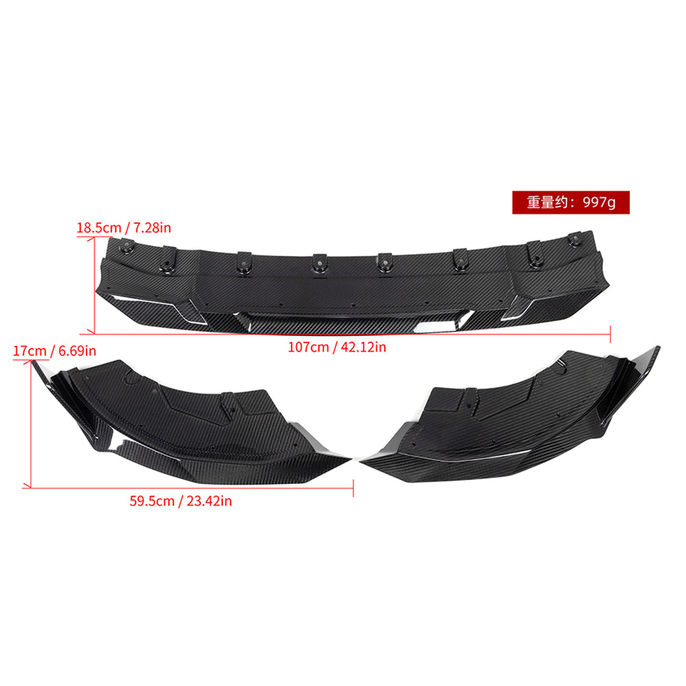 BMW 2 Series G42 Prepreg Carbon Fibre Front Lip SOOQOO
