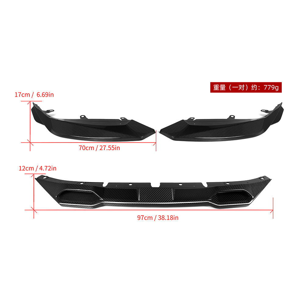 BMW M2 G87 Prepreg Carbon Fibre Front Lip SOOQOO