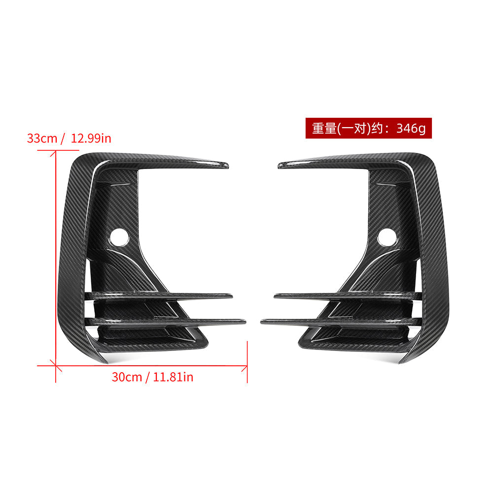BMW X3 G01 LCI Carbon Fibre Front Vent Trims SOOQOO