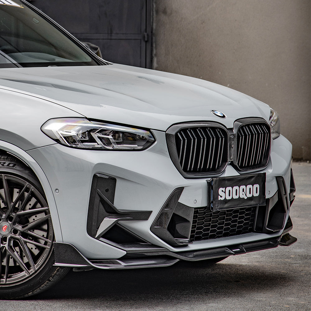 BMW X3M F97 & X4M F98 LCI Prepreg Carbon Fibre Front Lip SOOQOO