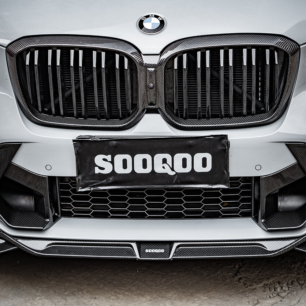BMW X3M F97 & X4M F98 LCI Prepreg Carbon Fibre Front Lip SOOQOO