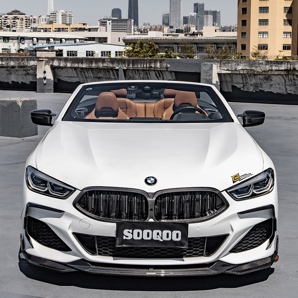 BMW 8 Series G14 Prepreg Carbon Fibre Front Bumper Insert SOOQOO