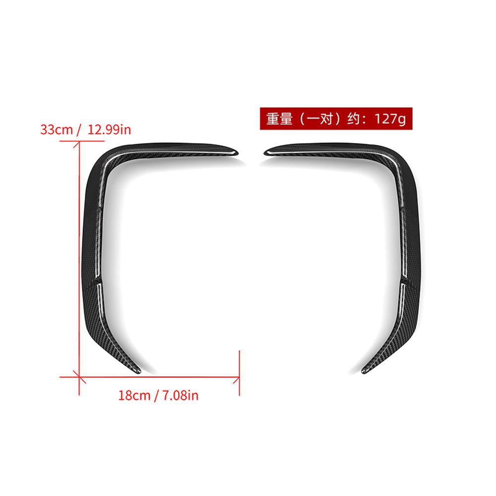 BMW X3M F97 LCI Prepreg Carbon Fibre Rear Bumper Insert SOOQOO