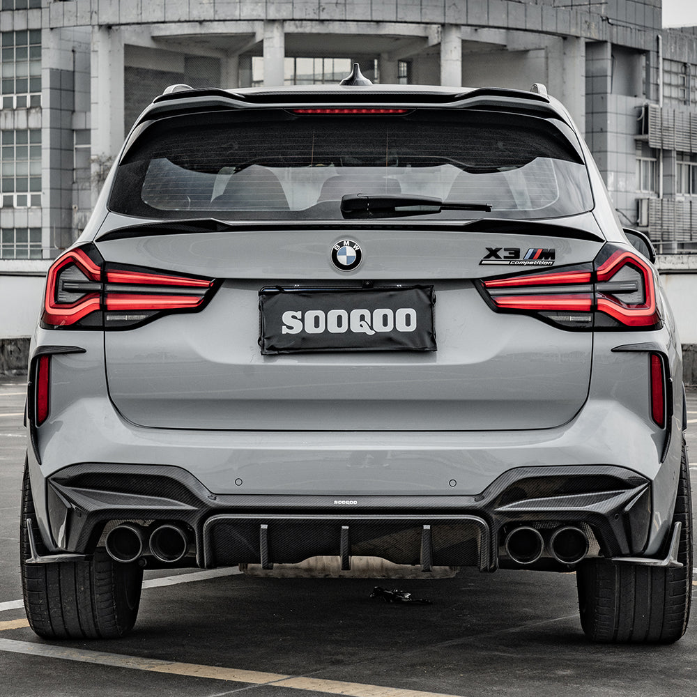 BMW X3M F97 LCI Carbon Fibre Rear Diffuser SOOQOO