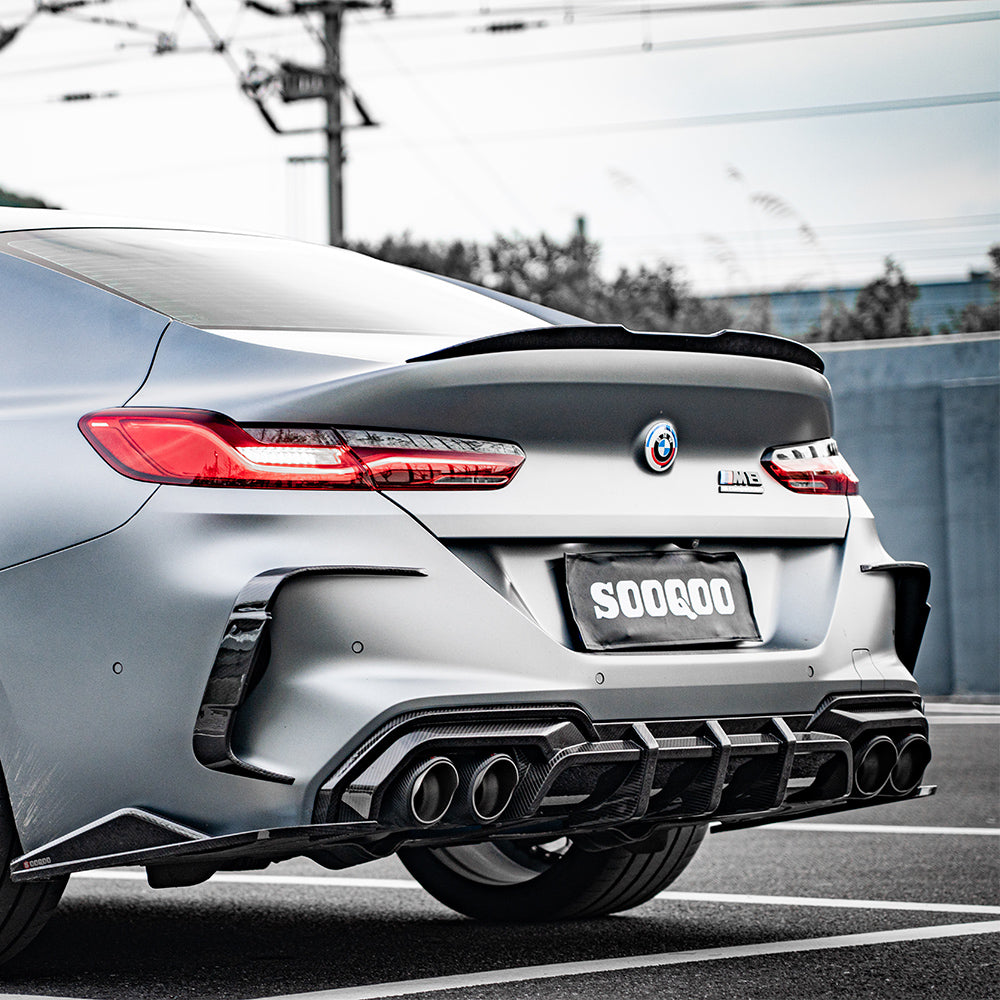 BMW M8 F92 Prepreg Carbon Fibre Rear Bumper Insert SOOQOO