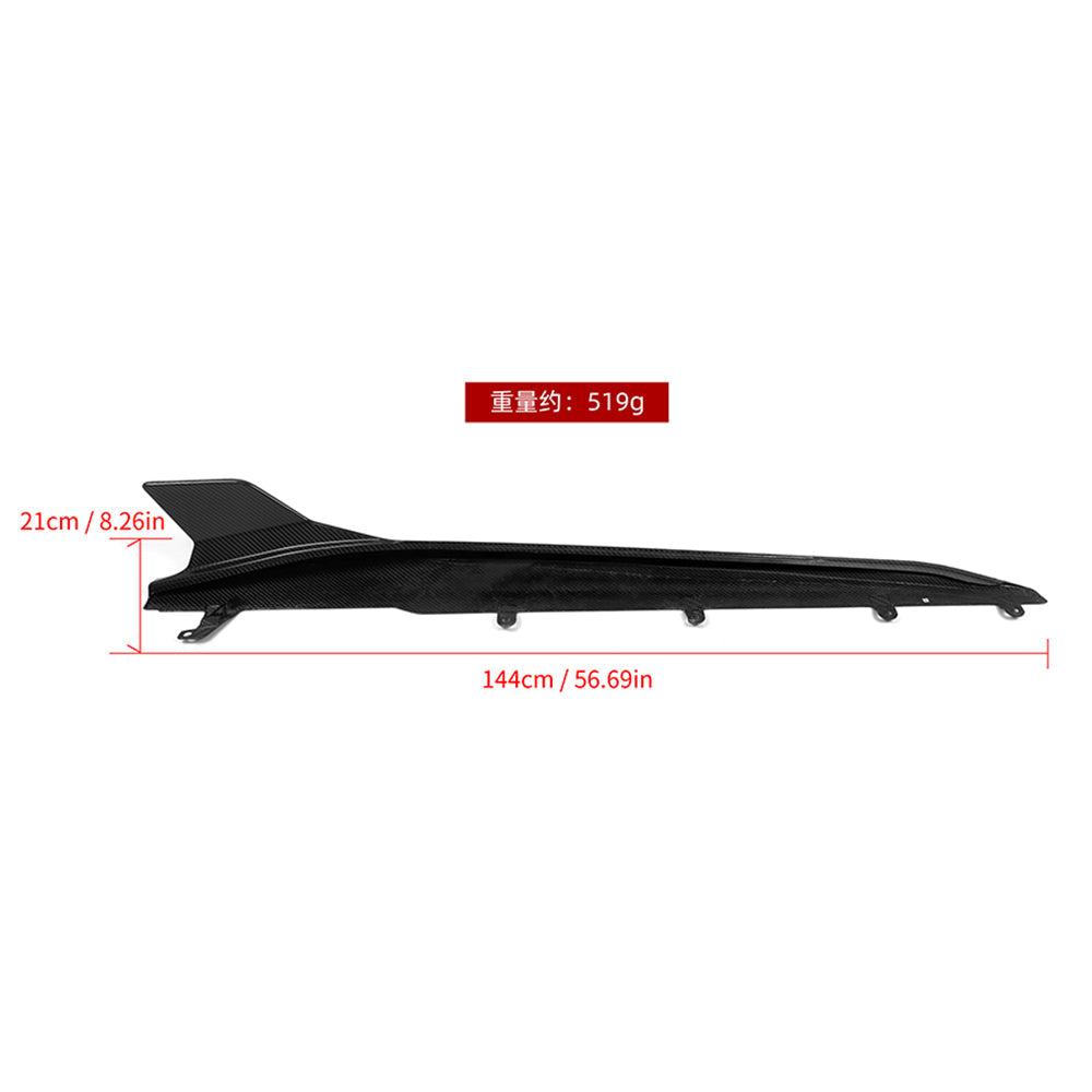 BMW M8 F93 Prepreg Carbon Fibre Side Skirts SOOQOO