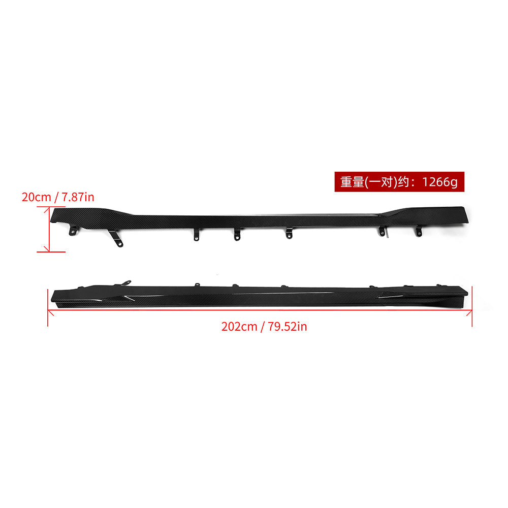 BMW M2 G87 Prepreg Carbon Fibre Side Skirts SOOQOO