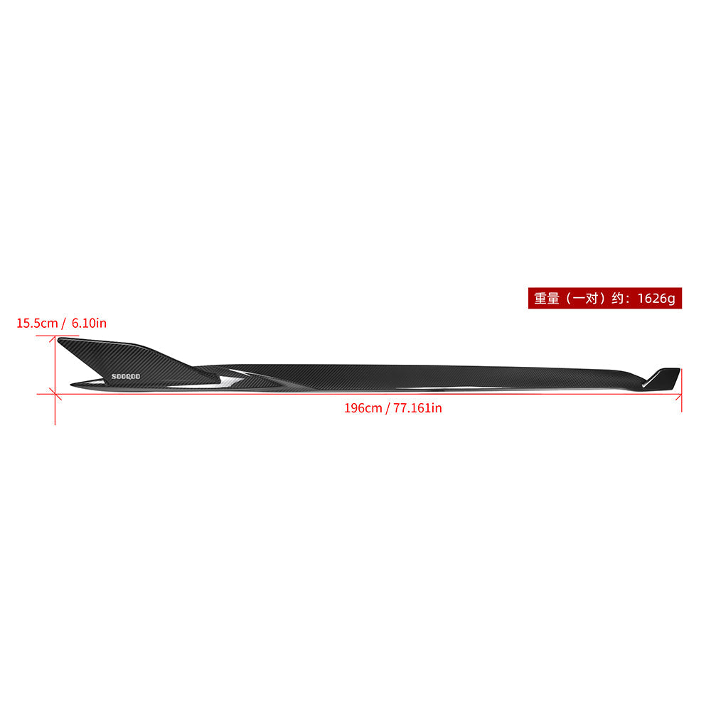 BMW 4 Series G22 Prepreg Carbon Fibre Side Skirts SOOQOO