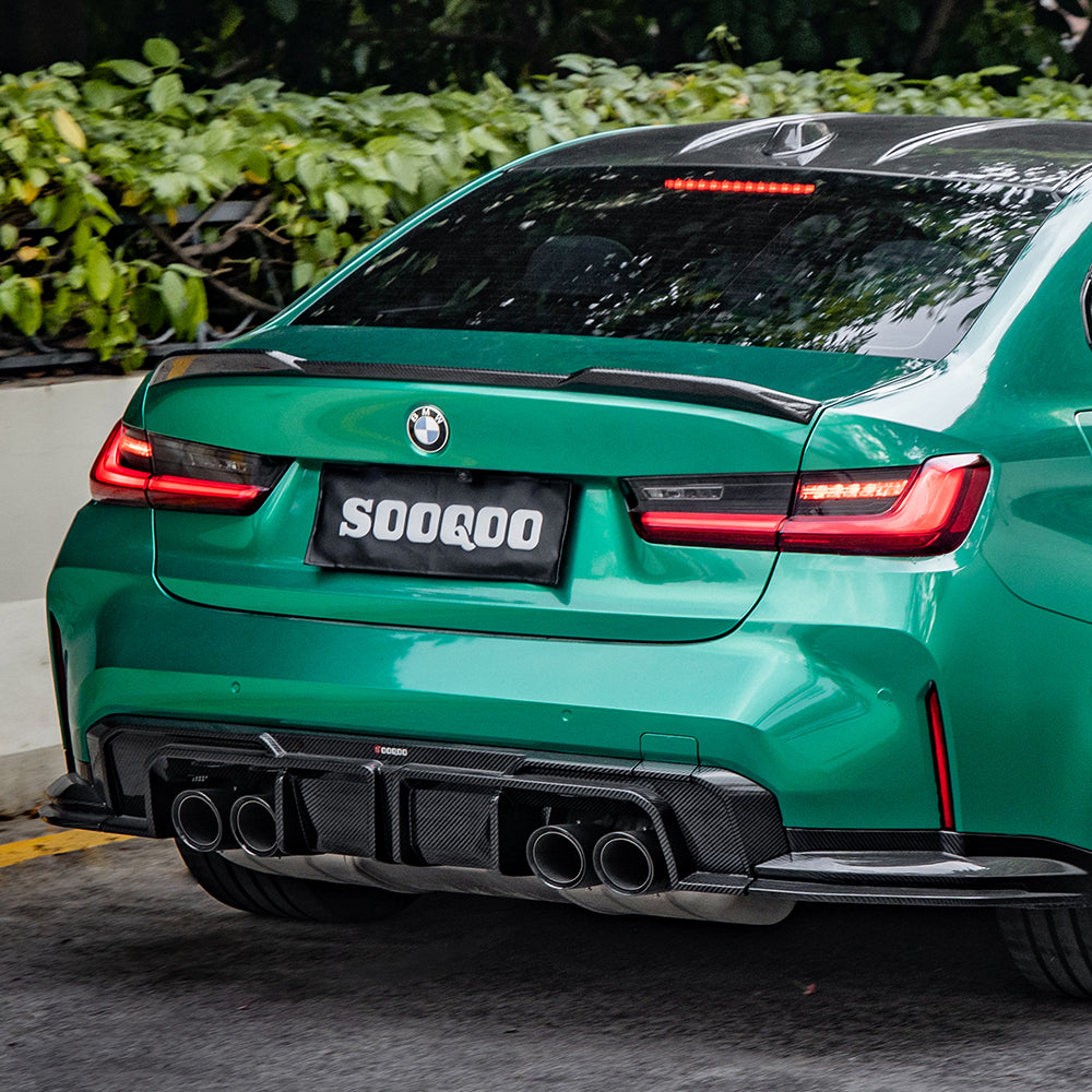 BMW M3 G80 Prepreg Carbon Fibre Rear Diffuser SOOQOO
