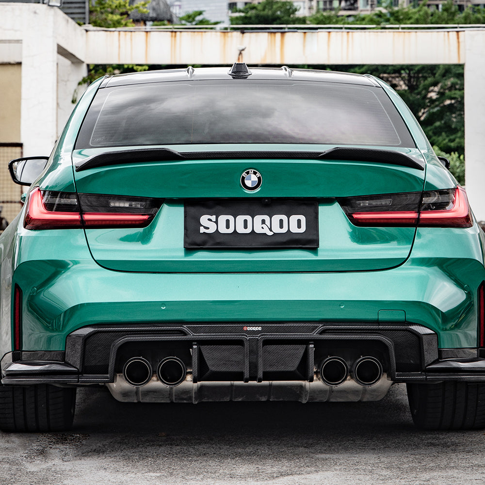 BMW M3 G80 Prepreg Carbon Fibre Rear Diffuser SOOQOO