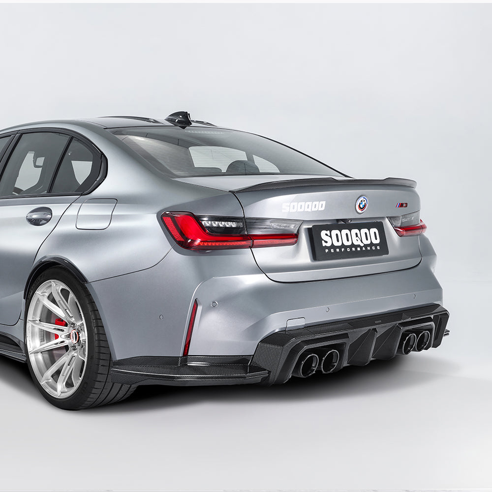 BMW M3 G80 G81 Prepreg Carbon Fibre Rear Diffuser SOOQOO