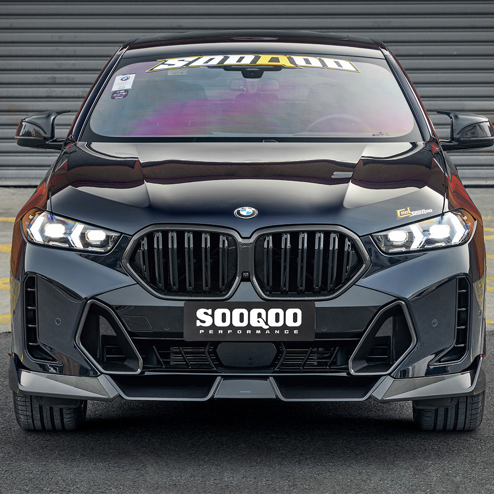 BMW X6 G06 Facelift Prepreg Carbon Fibre Front Lip SOOQOO