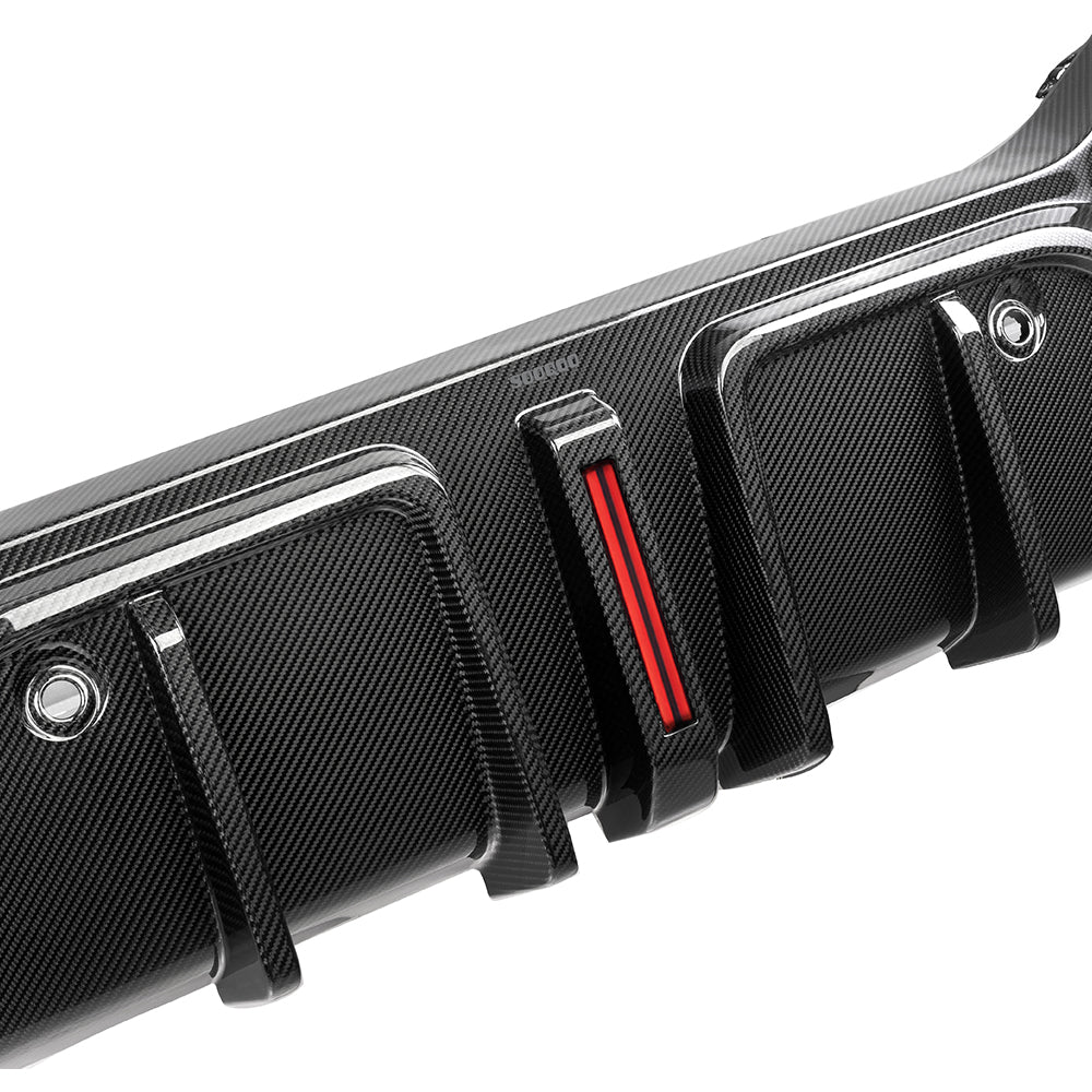 BMW X6 G06 Prepreg Carbon Fibre Rear Diffuser with Brake Light SOOQOO