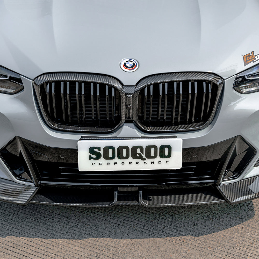 BMW X3 G01 / X4 G02 LCI Prepreg Carbon Fibre Front Lip SOOQOO