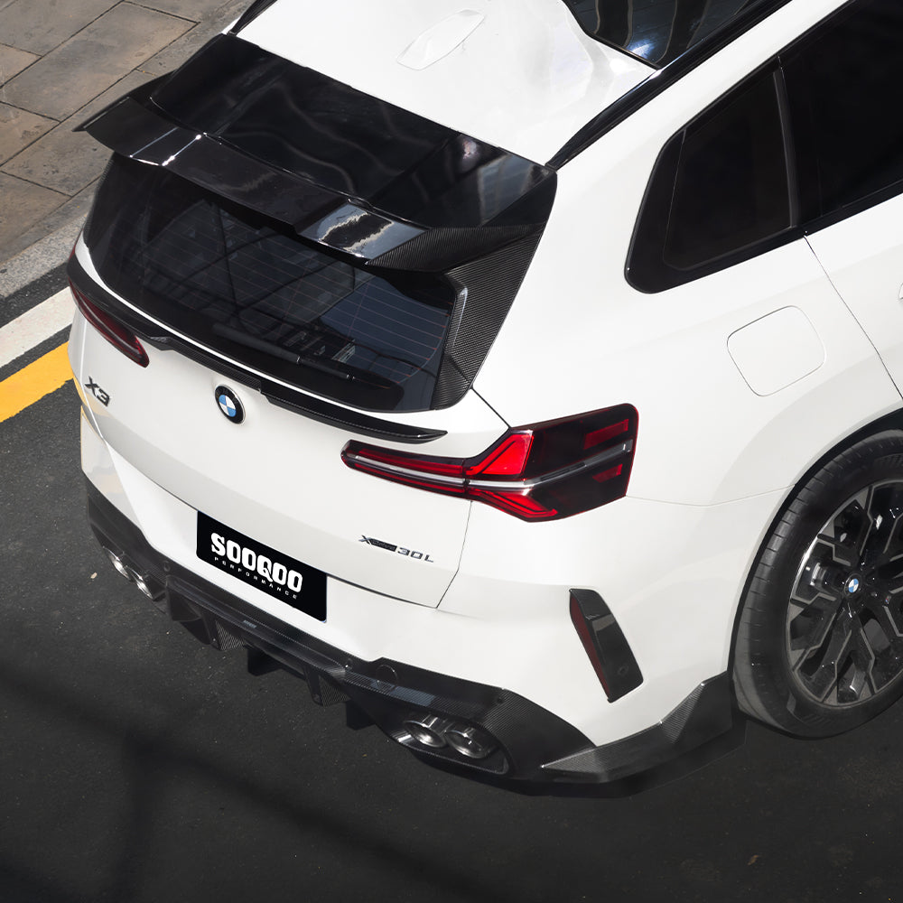 BMW X3 G45 Prepreg Carbon Fibre Rear Bumper Inserts SOOQOO