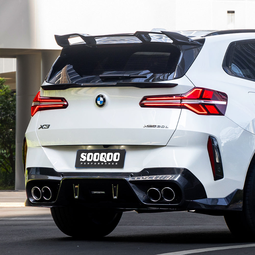 BMW X3 G45 Prepreg Carbon Fibre Rear Window Fins SOOQOO